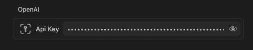 OpenAI Settings